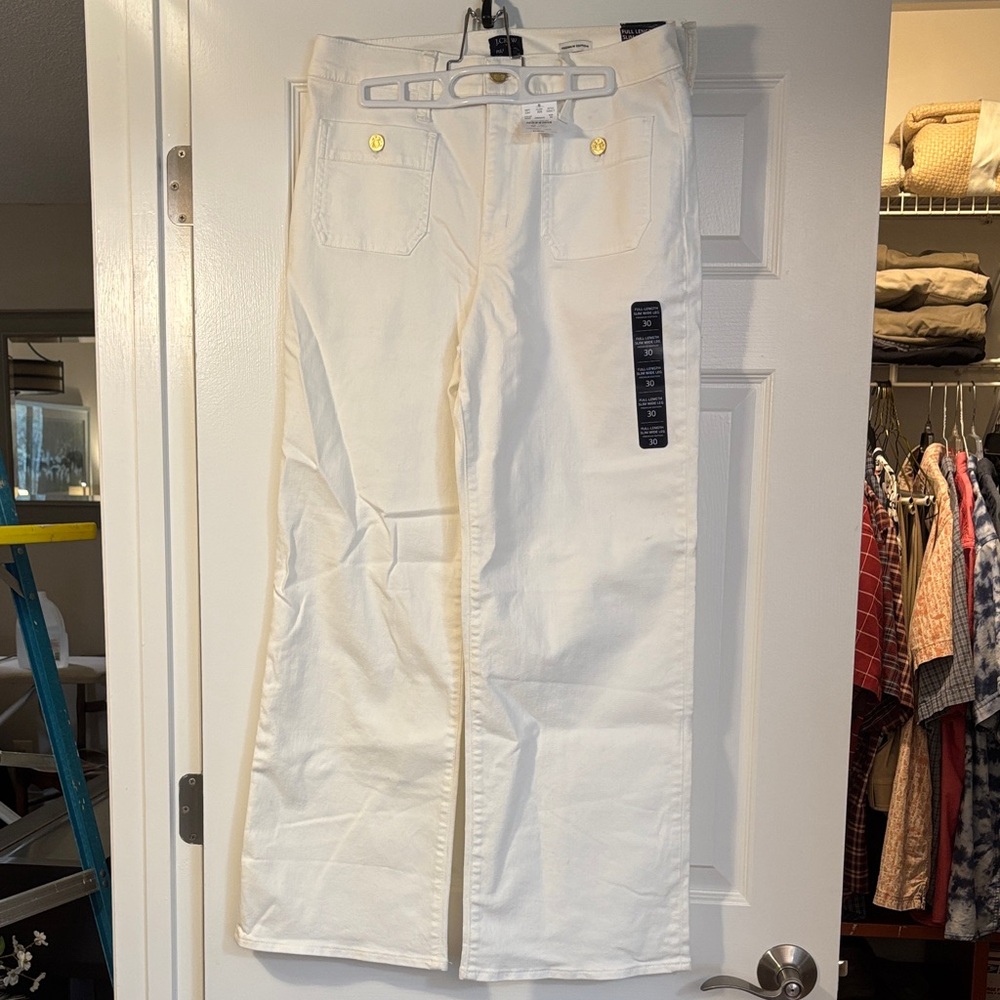 J. Crew slim wide leg jeans size 30 new with tags